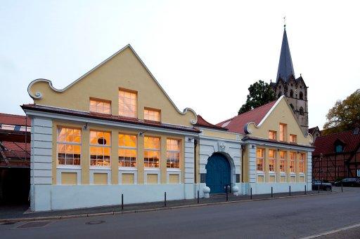 DEU, Germany, Herford, the market hall was refurbished in 2019 by architecture office Heinrich Boell